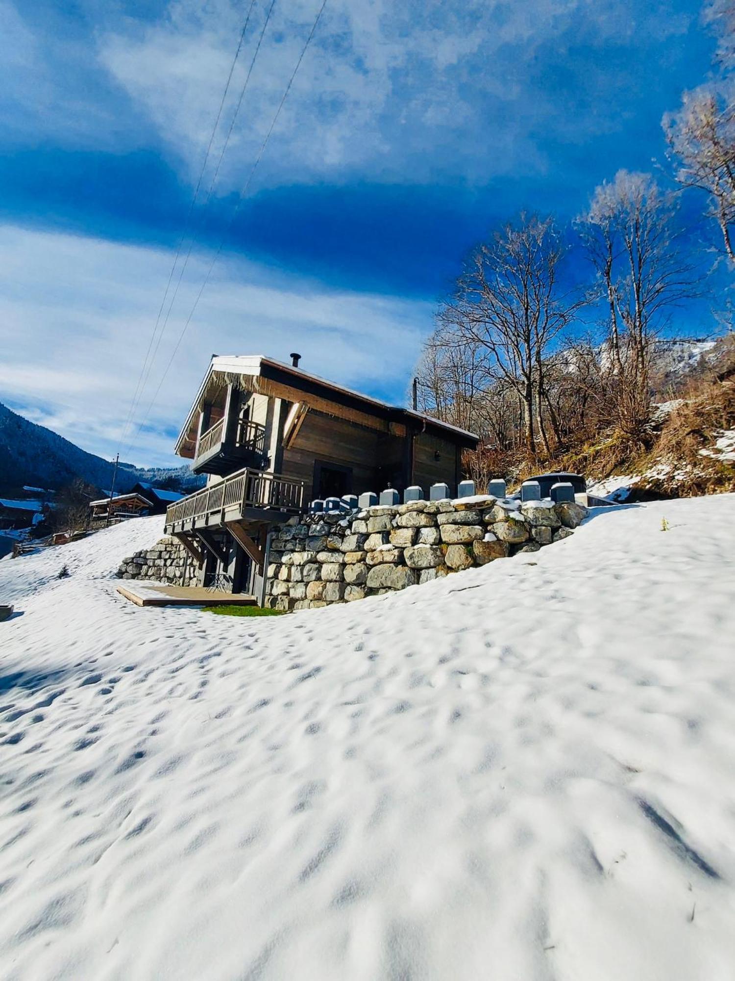 Вилла Chalet Du Bonheur Bonnevaux  Экстерьер фото